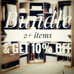 Bundle! 2+ items and get 10% off!